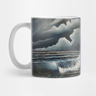 Blue Gray Seascape Mug